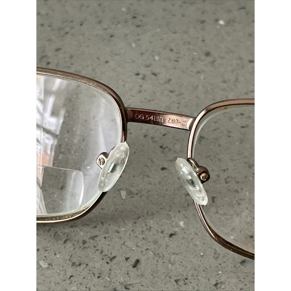 Vintage On Guard Aviator Eyeglasses Frame ONLY OG Z87 2 54-17-140 W GUARD Bronze